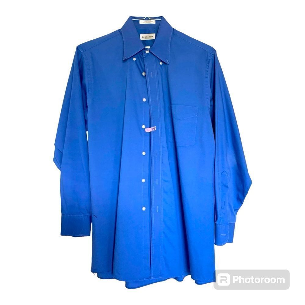 Mens dress shirt  151/2 32-33 dry cleaned